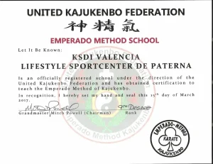 certificación kajukenbo federation