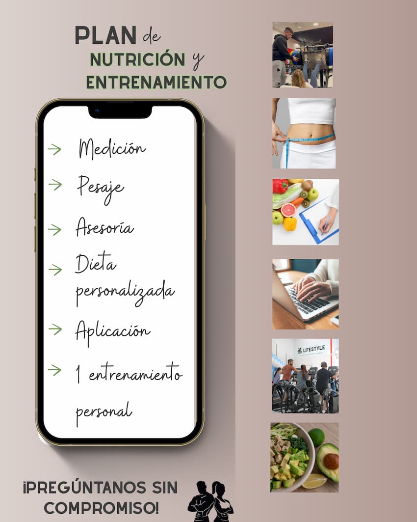 Plan de Nutrición y Entrenamiento pregúntanos sin compromiso